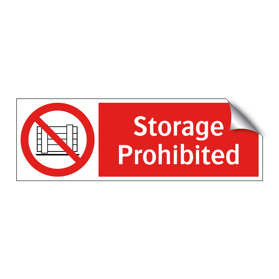 Storage Prohibited