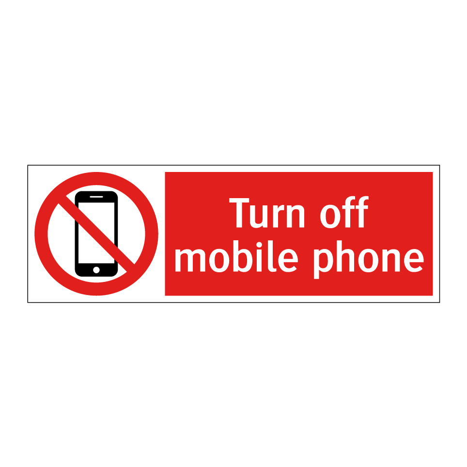 Turn off mobile phone