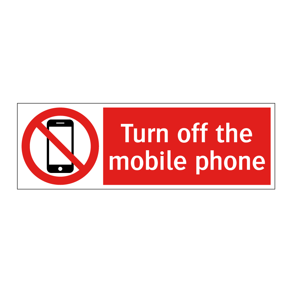 Turn off the mobile phone