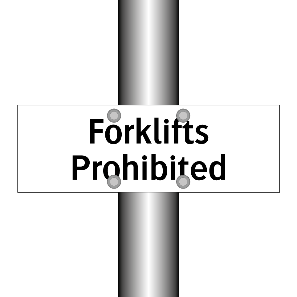Forklifts Prohibited