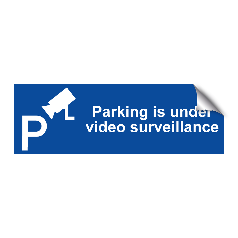 Parking is under video surveillance