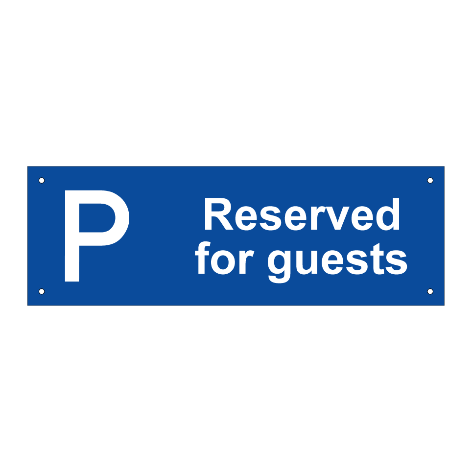 Reserved for guests