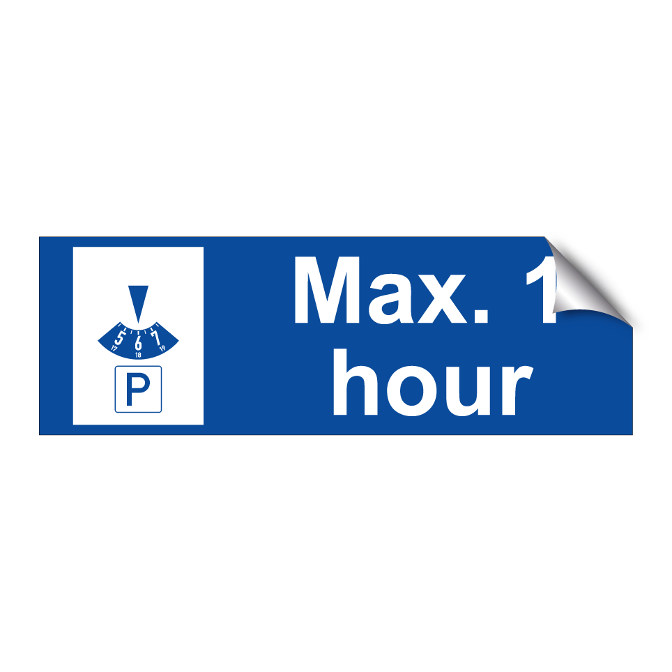 Max. 1 hour