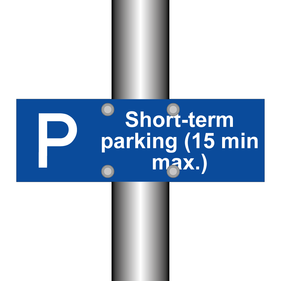 Short-term parking (15 min max.)