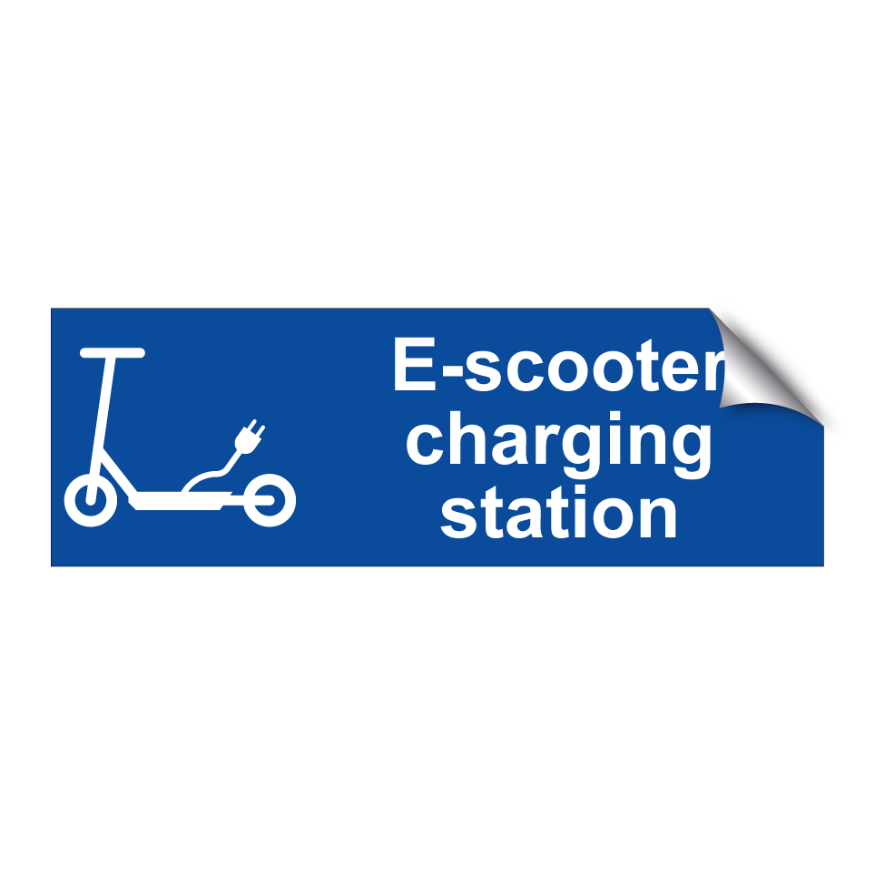 E-scooter charging station