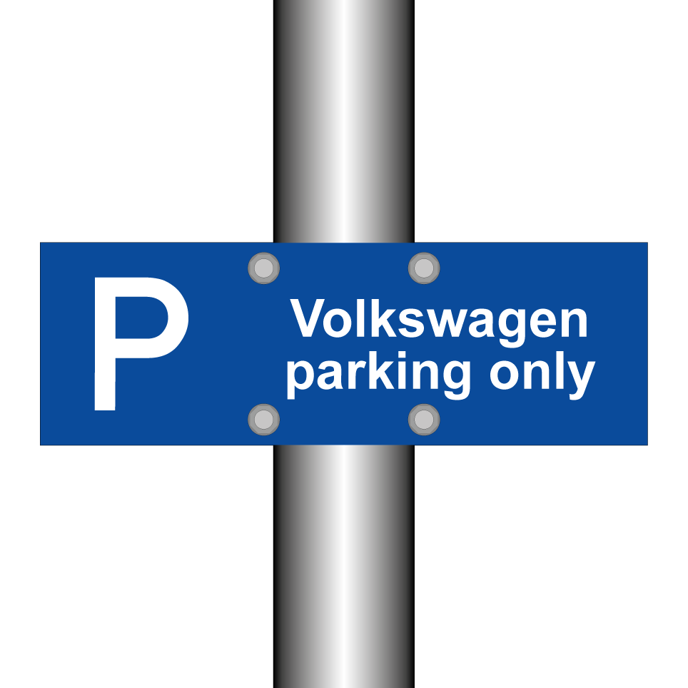 Volkswagen parking only