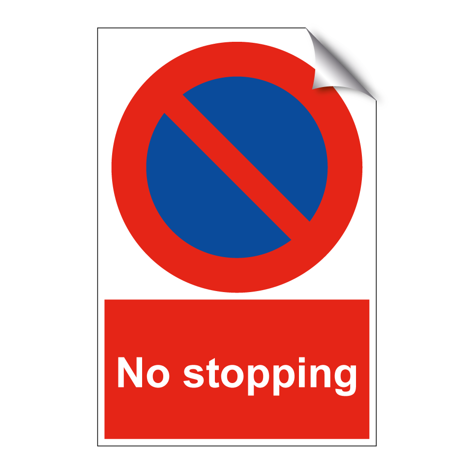 No stopping