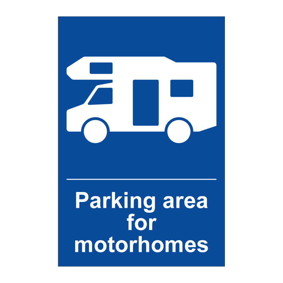 Parking area for motorhomes