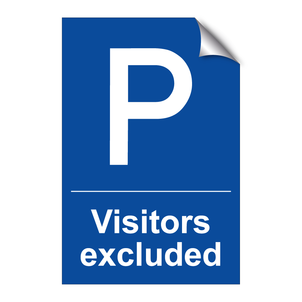 Visitors excluded