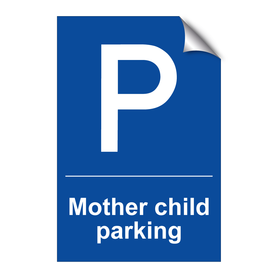 Mother child parking