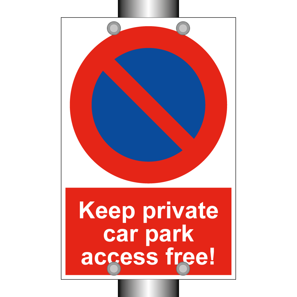 Keep private car park access free!