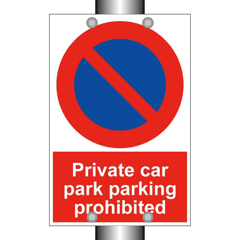 Private car park parking prohibited