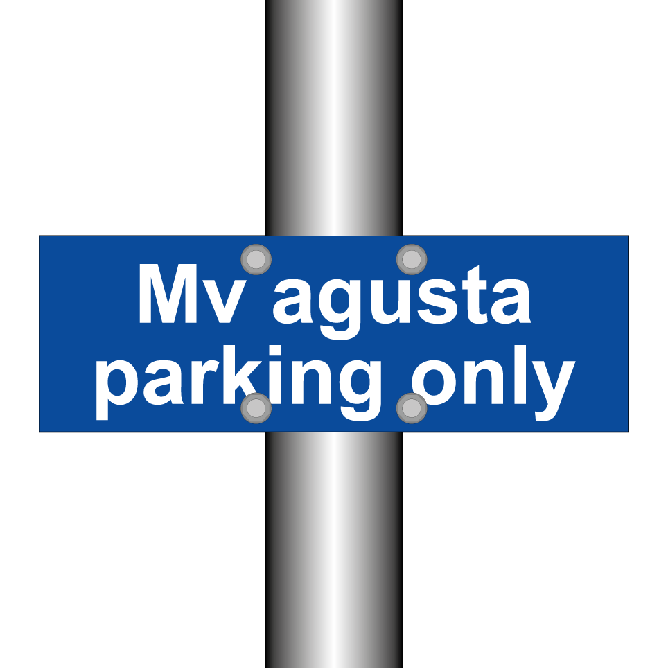 Mv agusta parking only