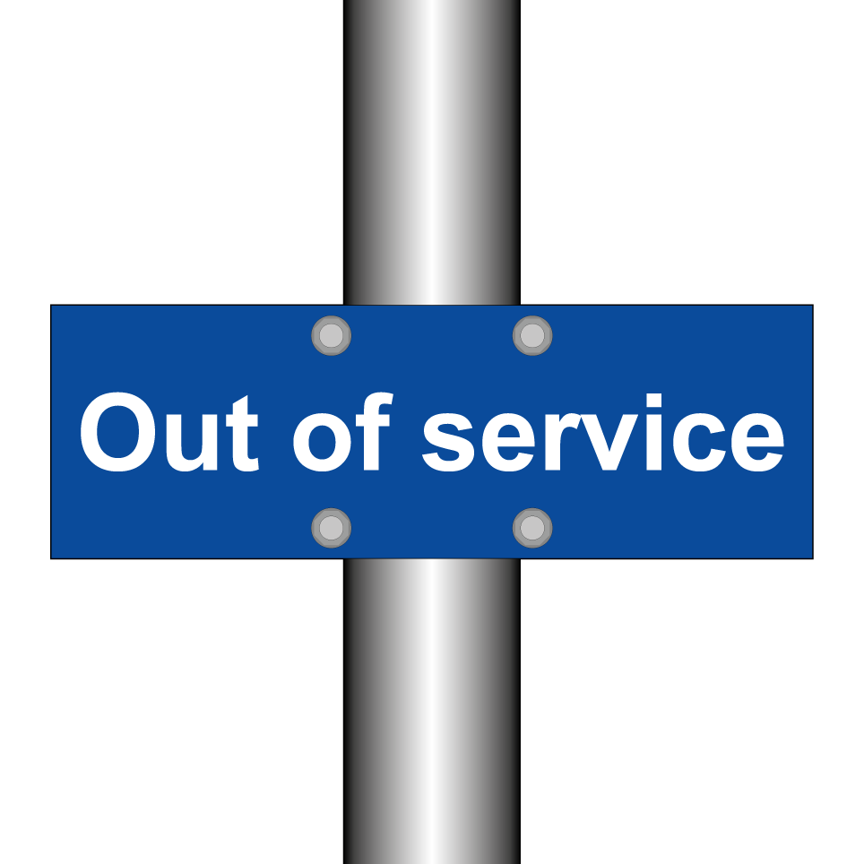 Out of service