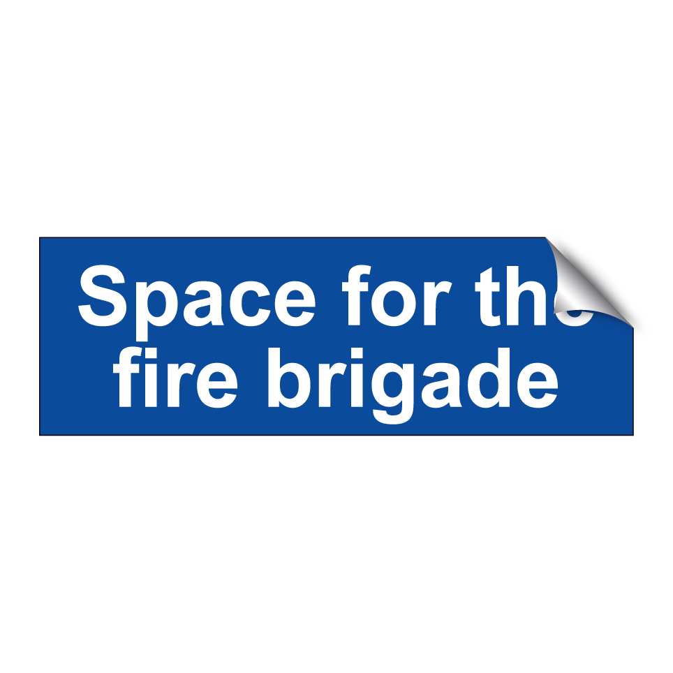 Space for the fire brigade