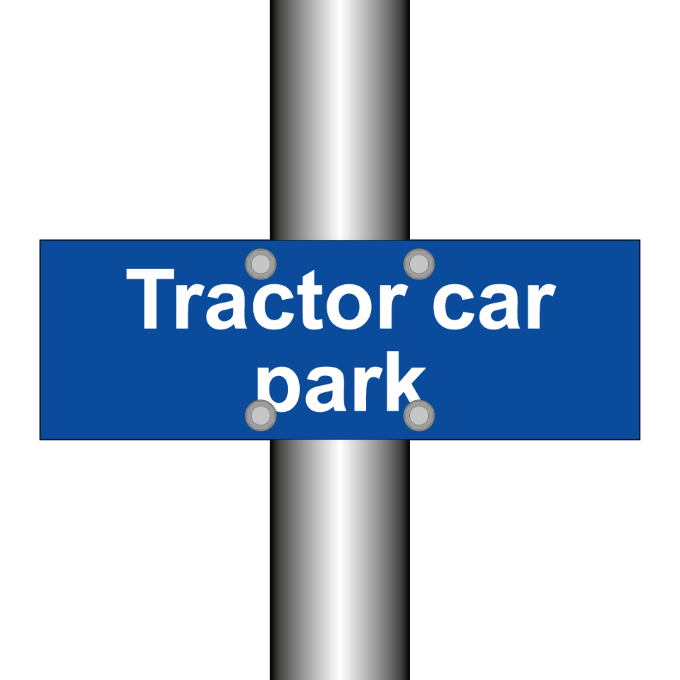 Tractor car park