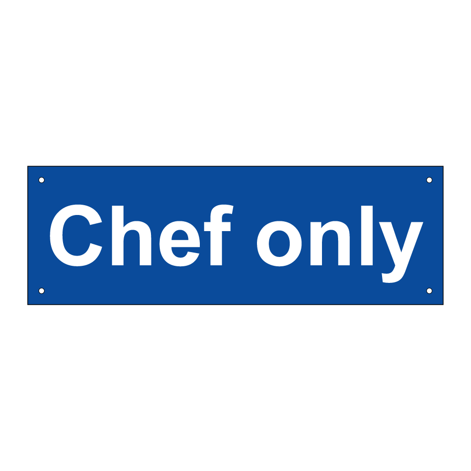 Chef only