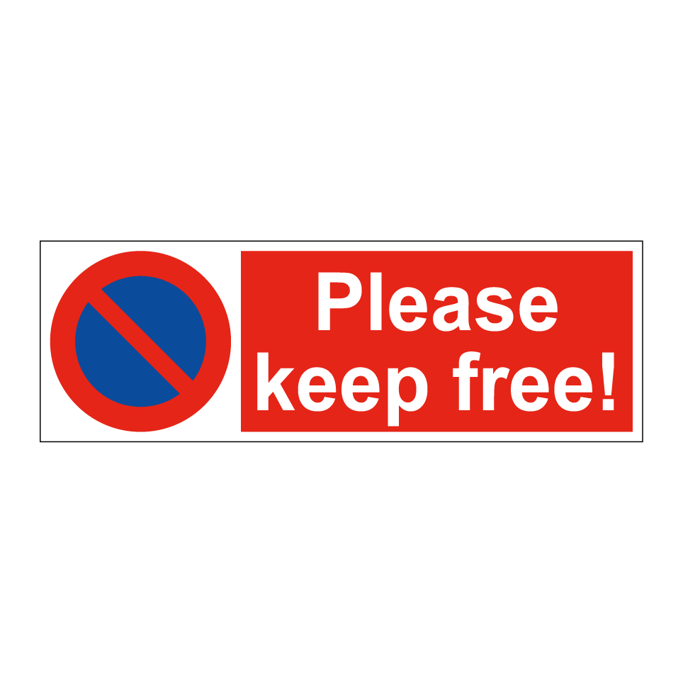 Please keep free!