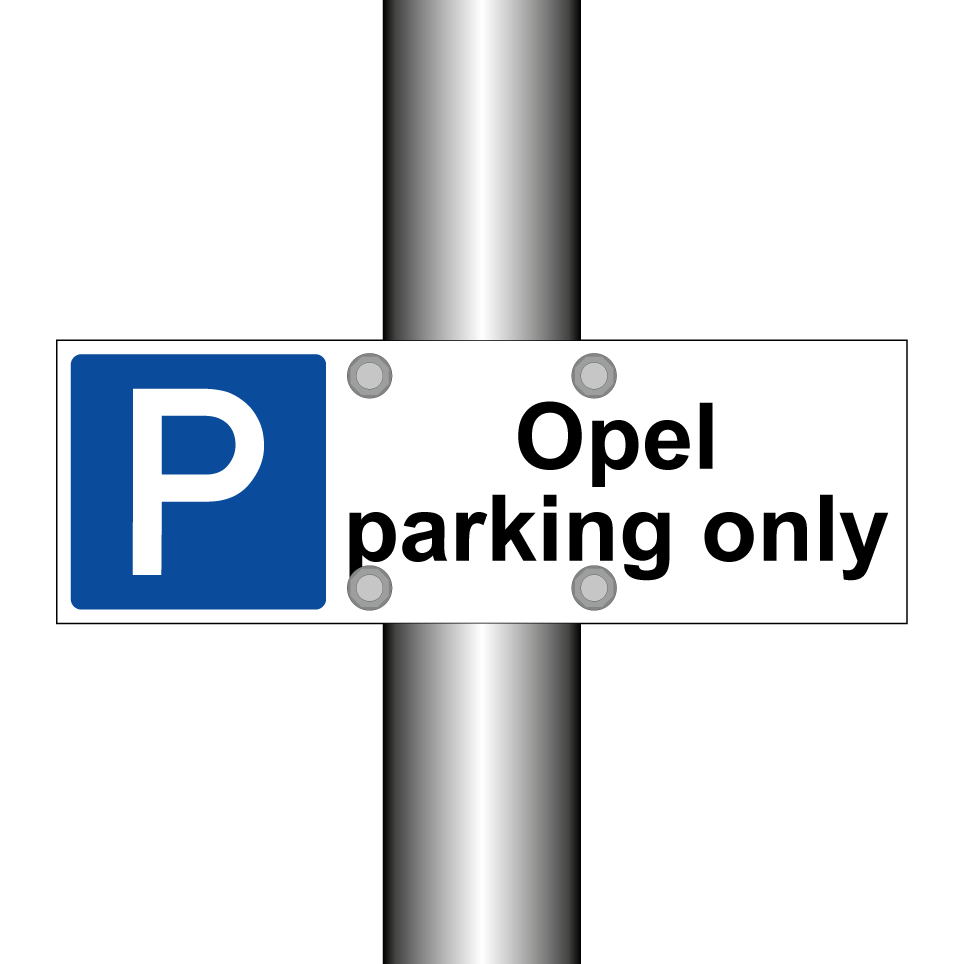 Opel parking only
