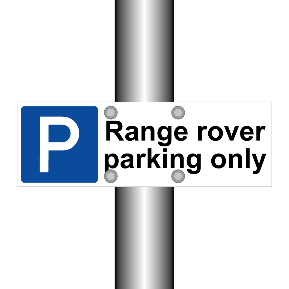 Range rover parking only