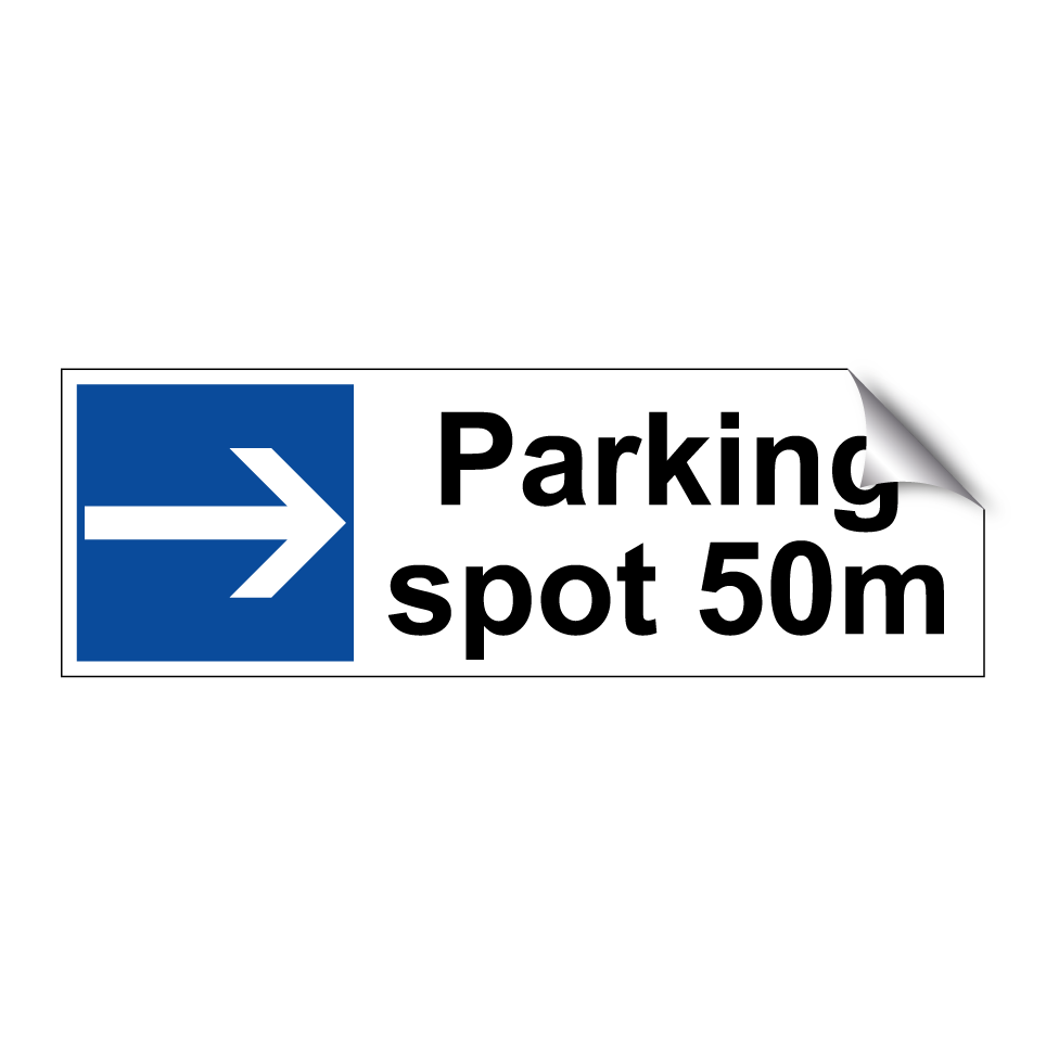 Parking spot 50m