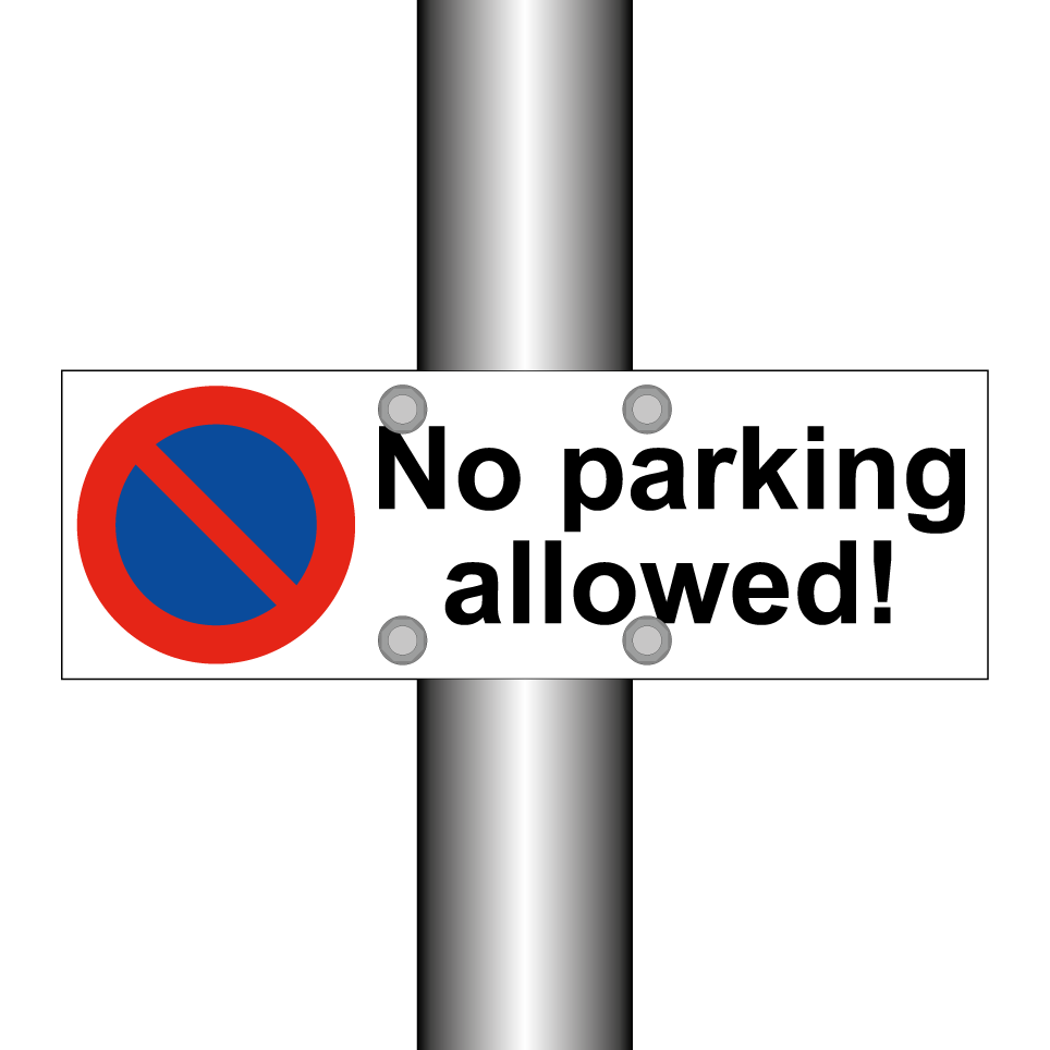 No parking allowed!