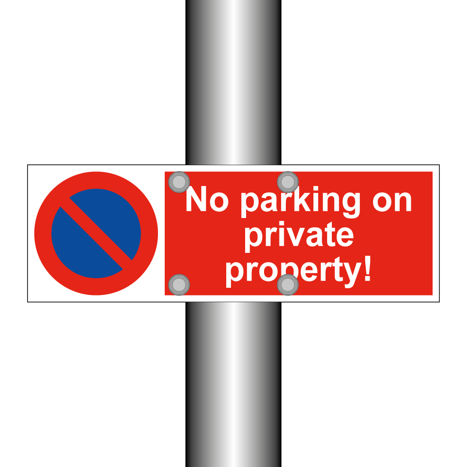 No parking on private property!