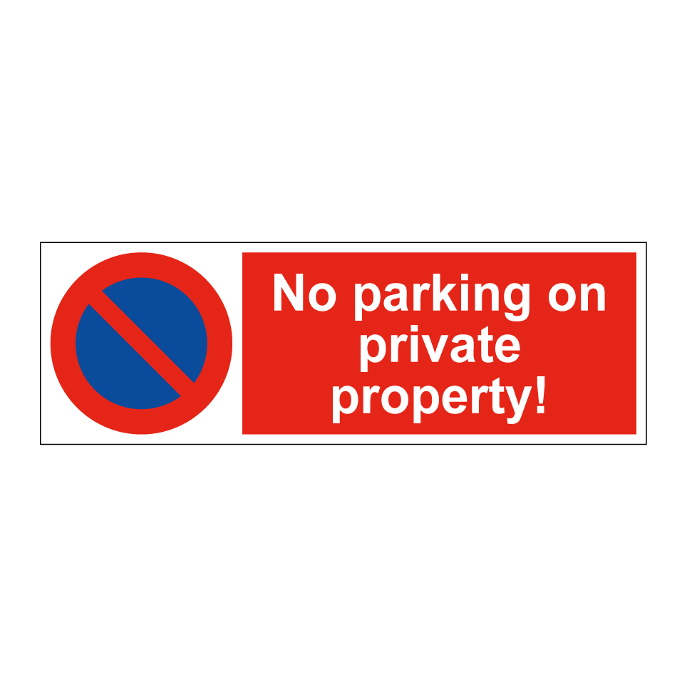 No parking on private property!