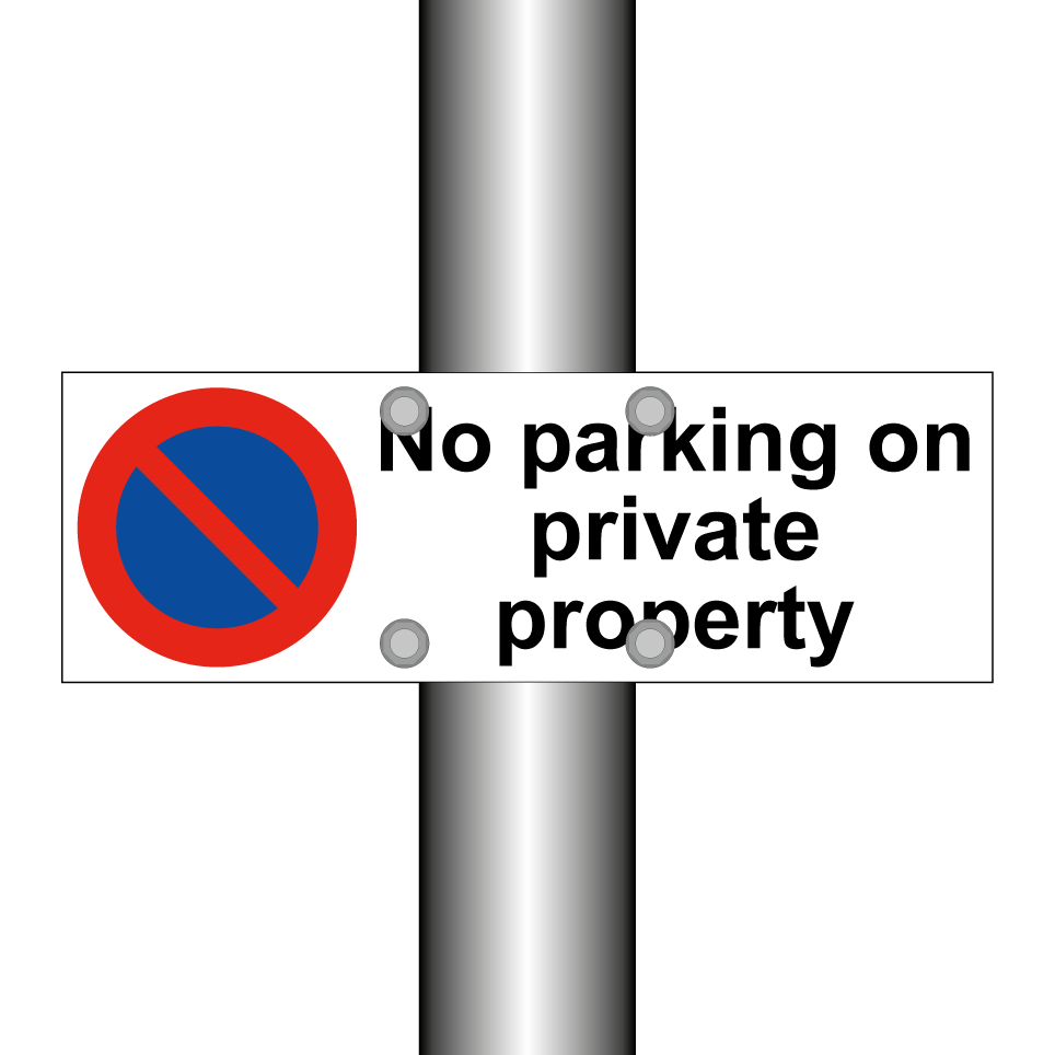 No parking on private property