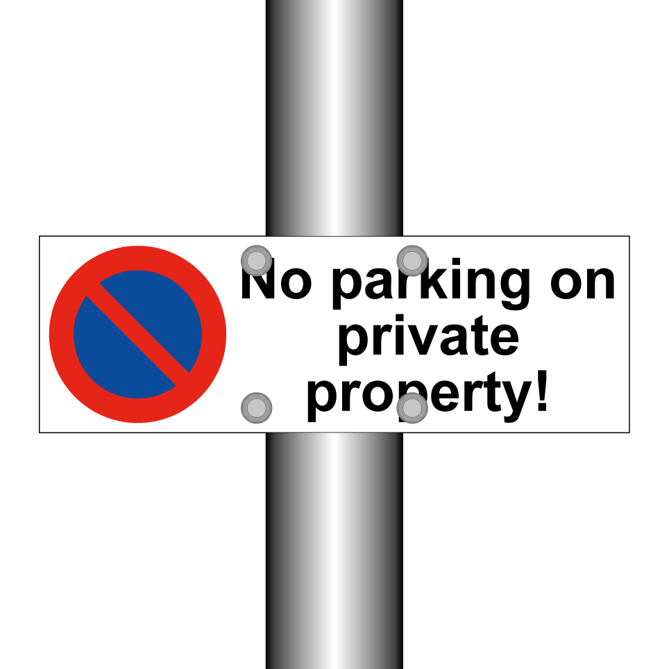 No parking on private property!
