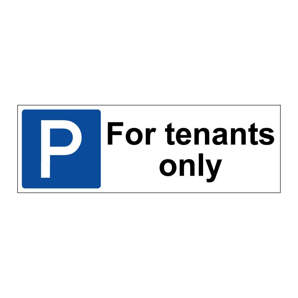 For tenants only