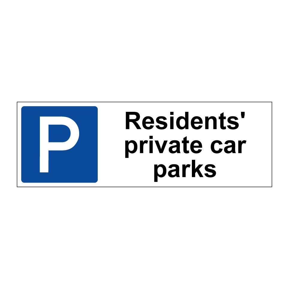Residents' private car parks