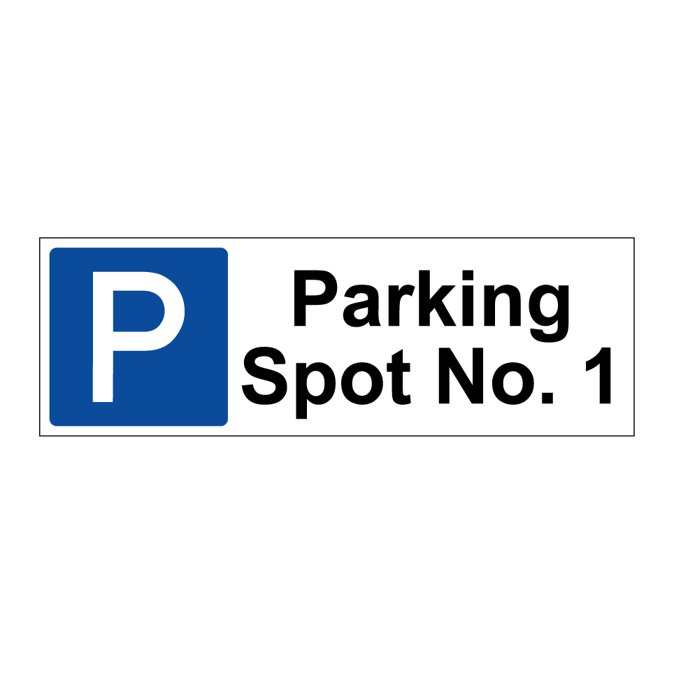 Parking Spot No. 1