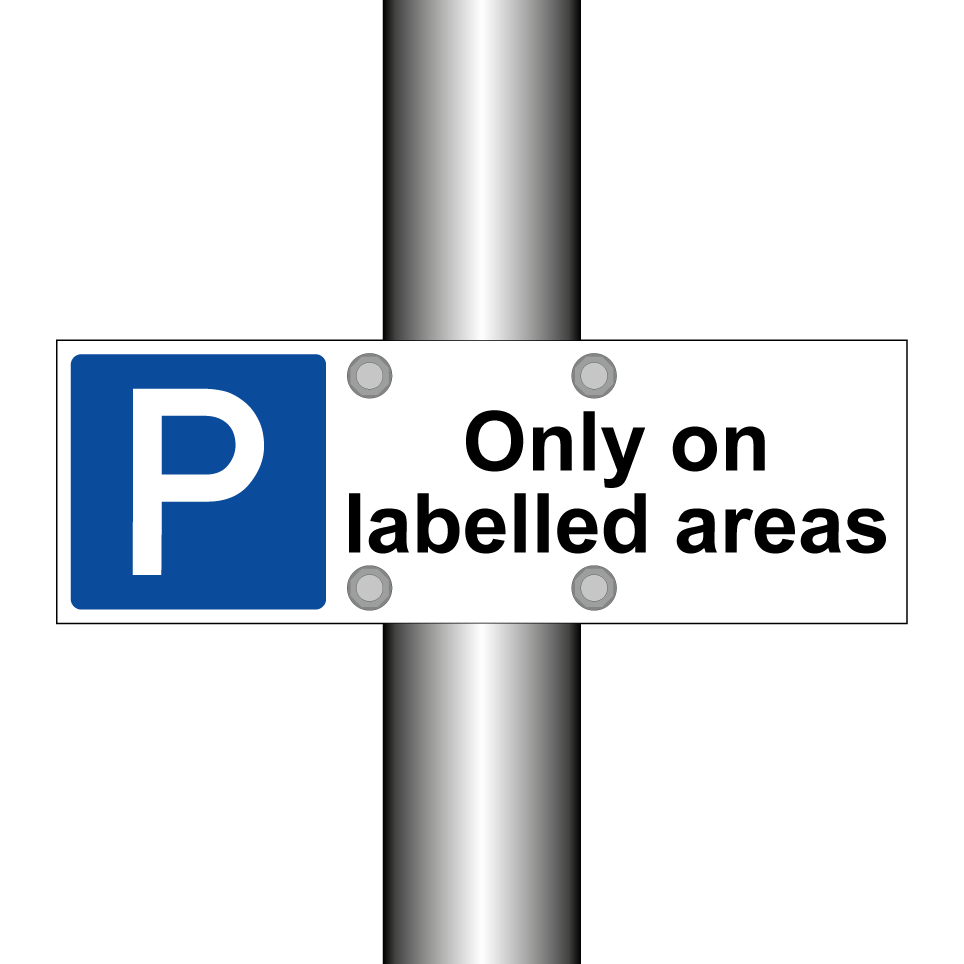 Only on labelled areas