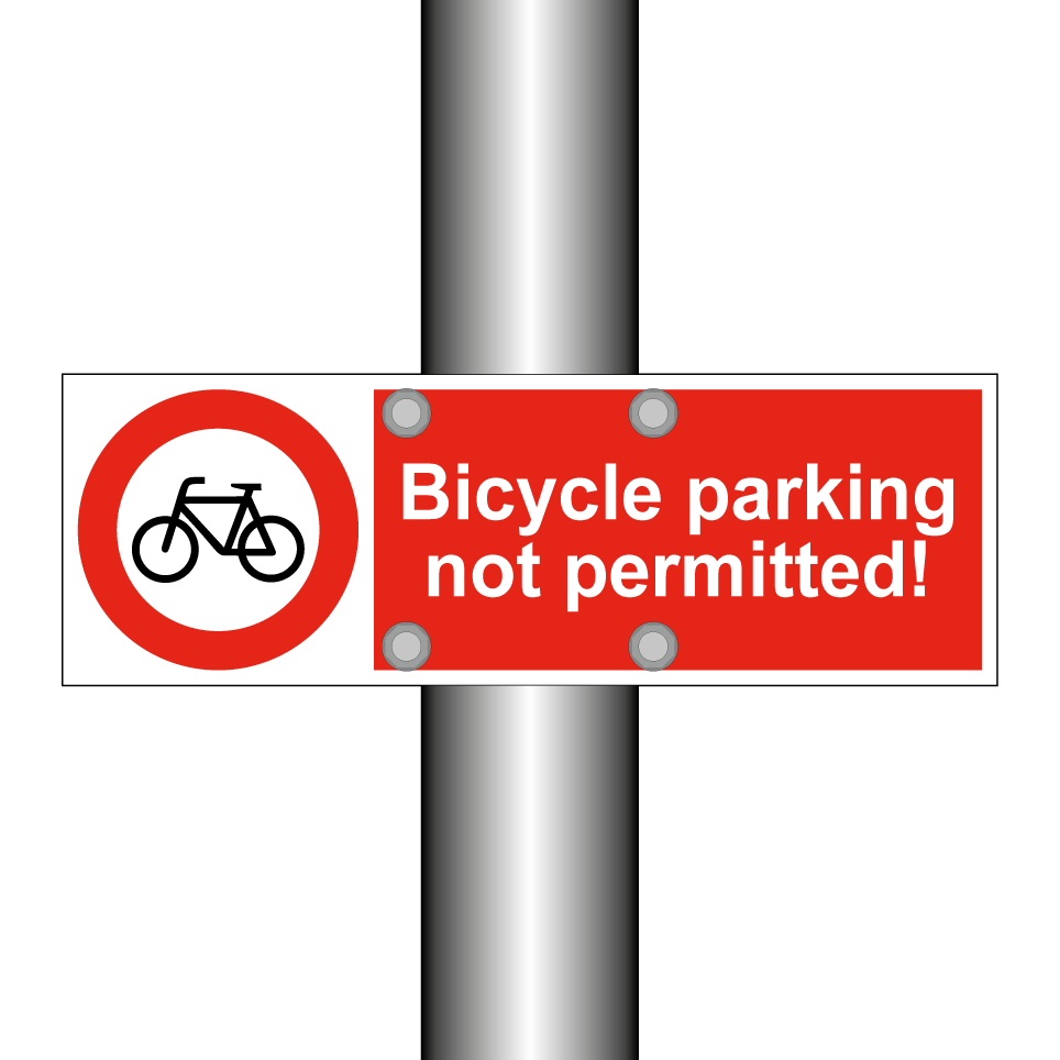 Bicycle parking not permitted!