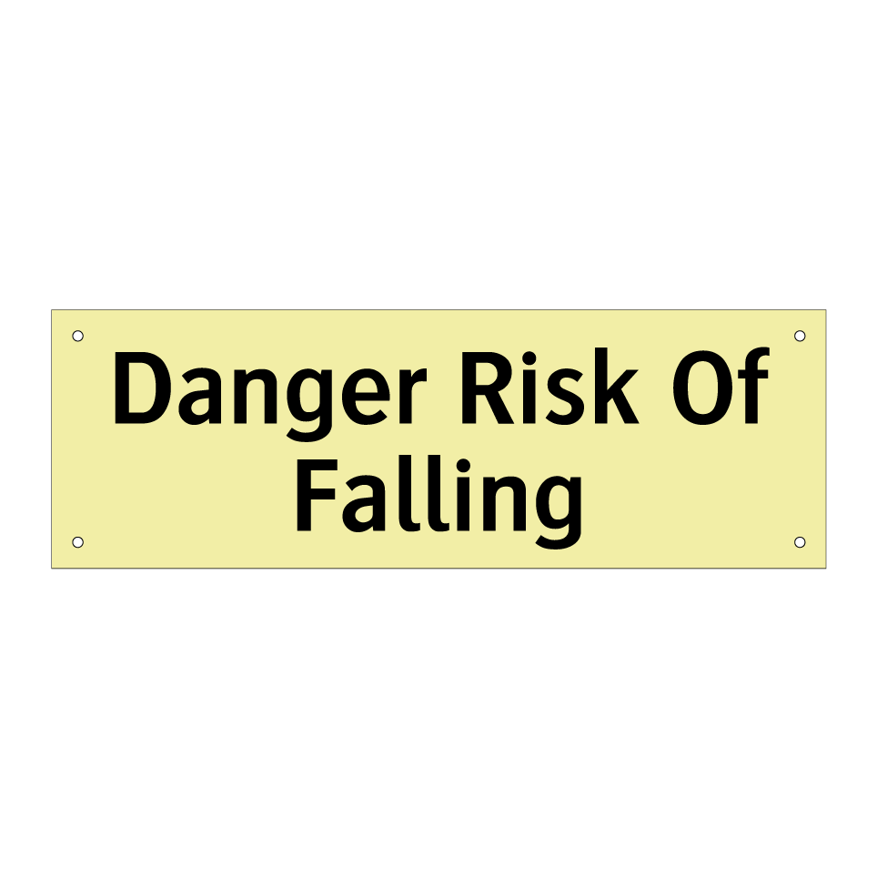 Danger Risk Of Falling