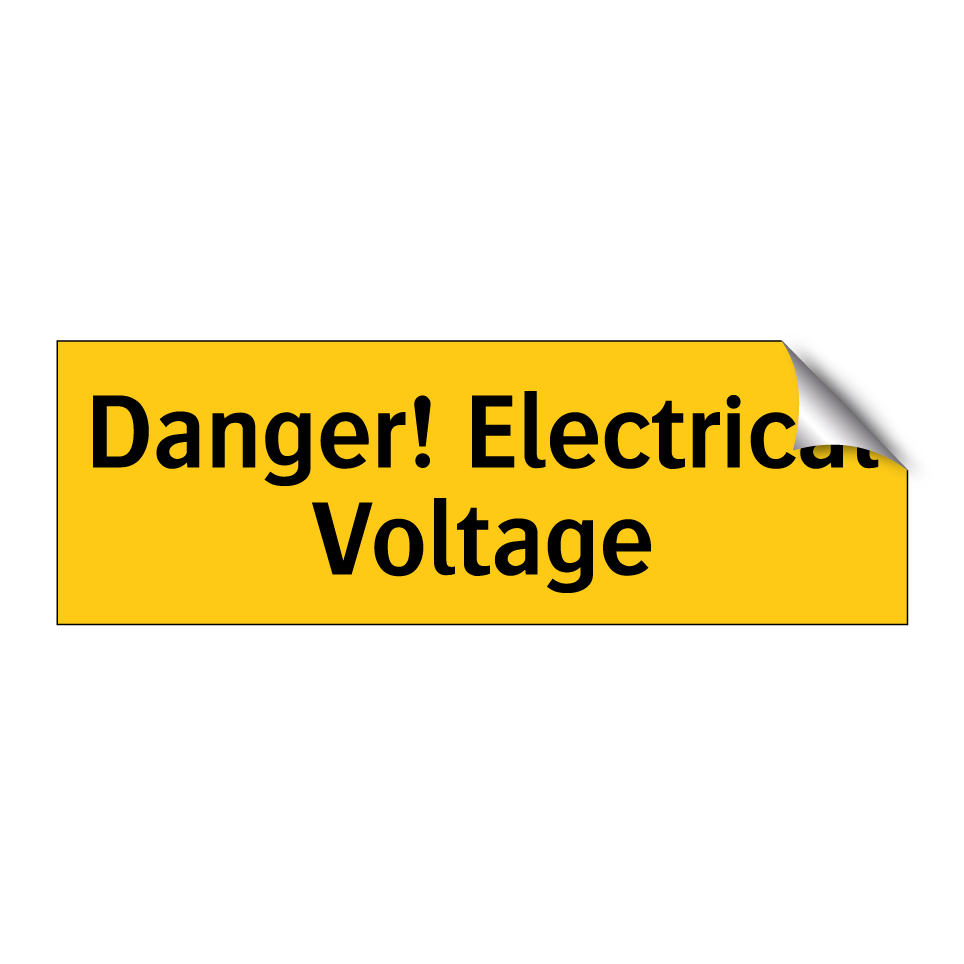 Danger! Electrical Voltage
