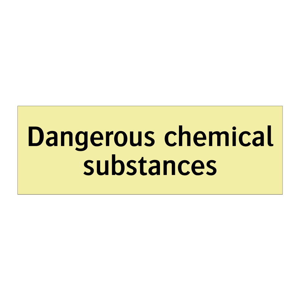 Dangerous chemical substances