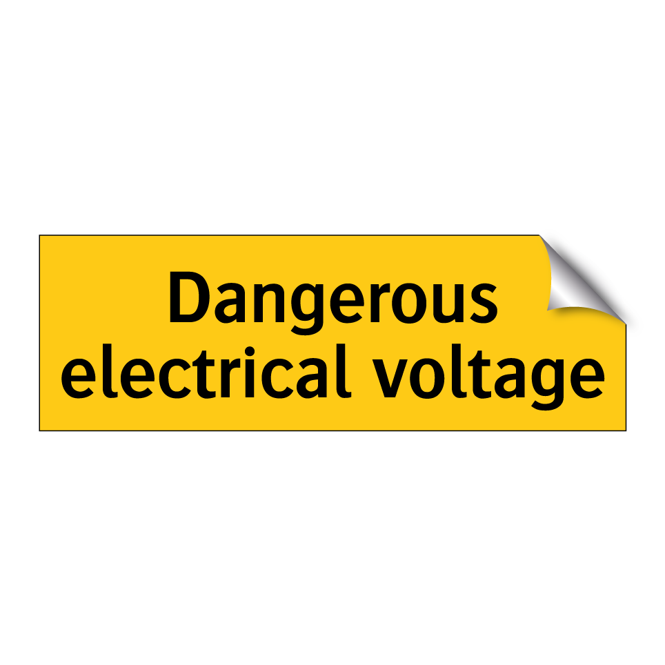 Dangerous electrical voltage
