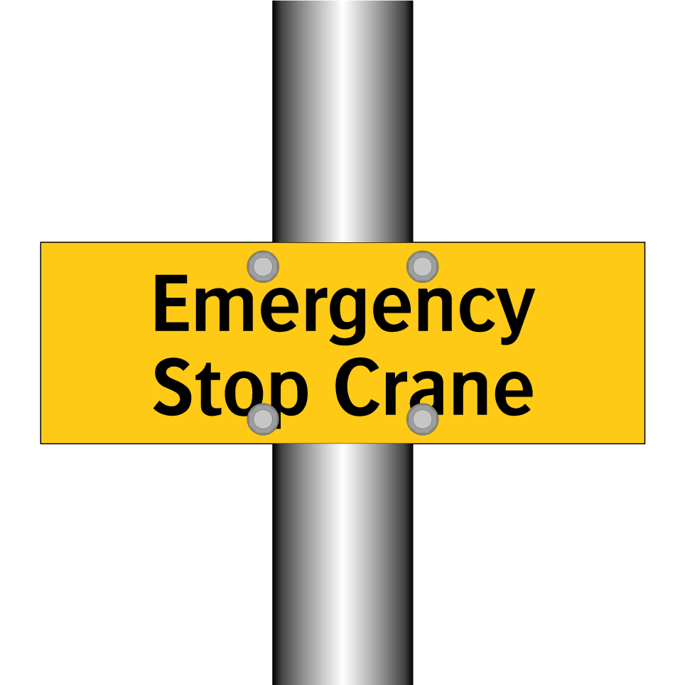 Emergency Stop Crane