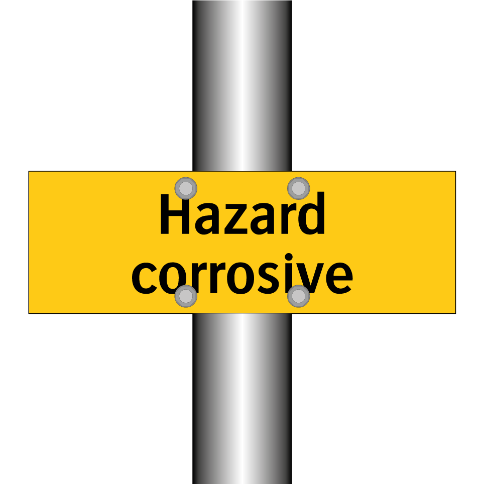 Hazard corrosive