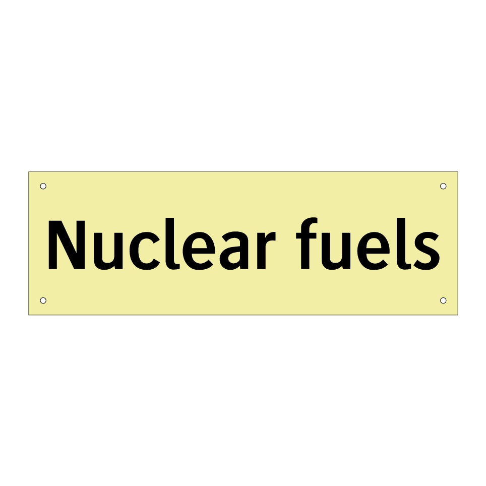 Nuclear fuels