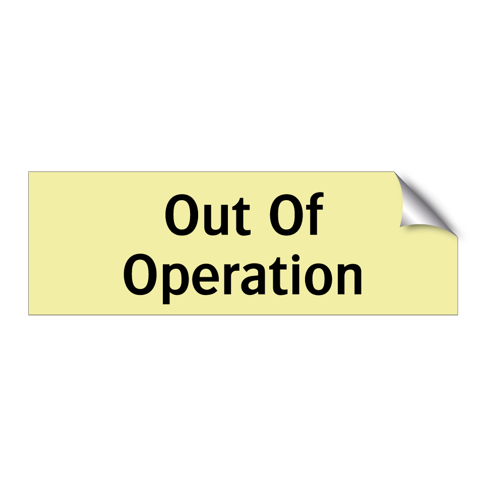 Out Of Operation
