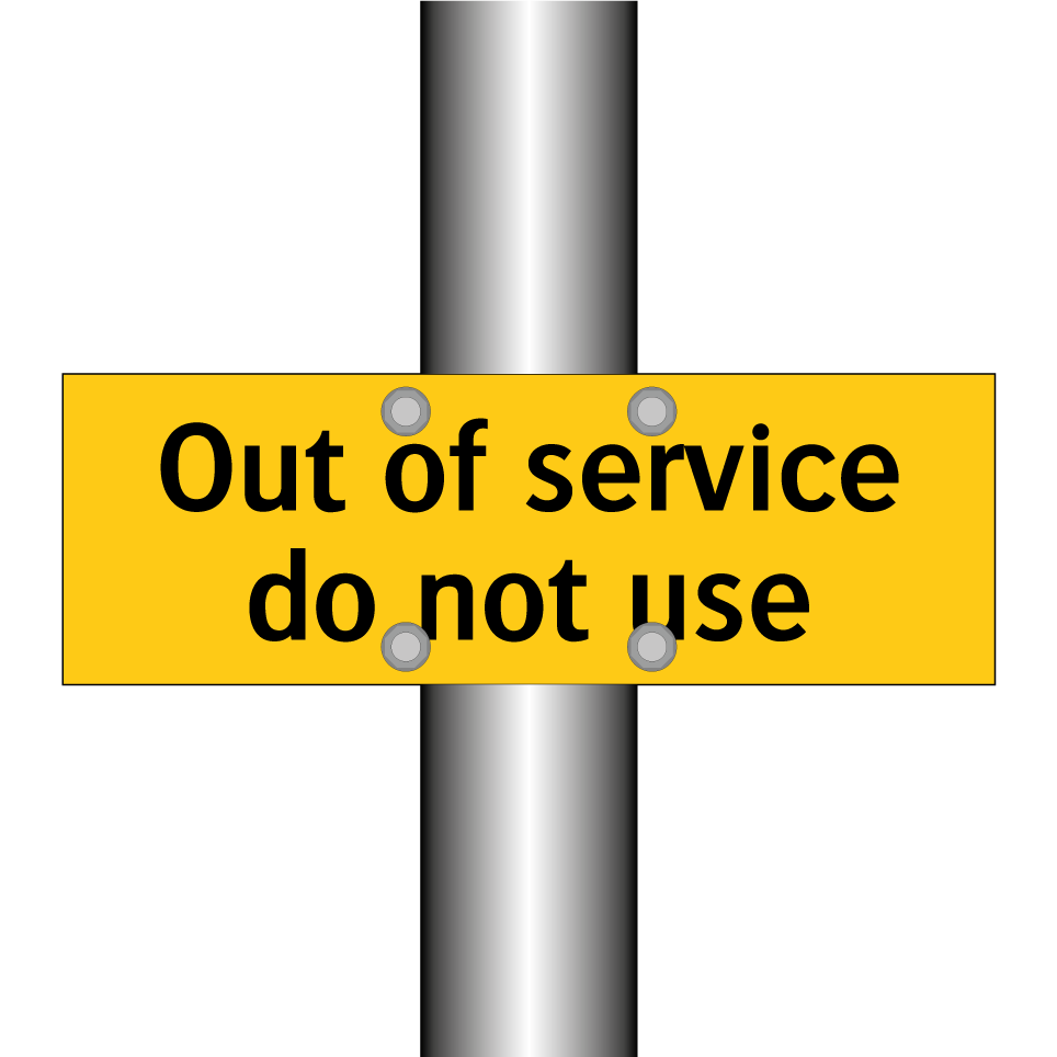Out of service do not use