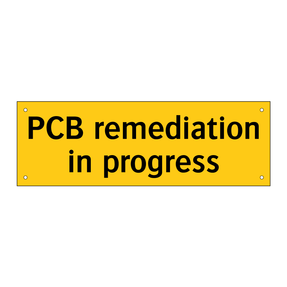 PCB remediation in progress