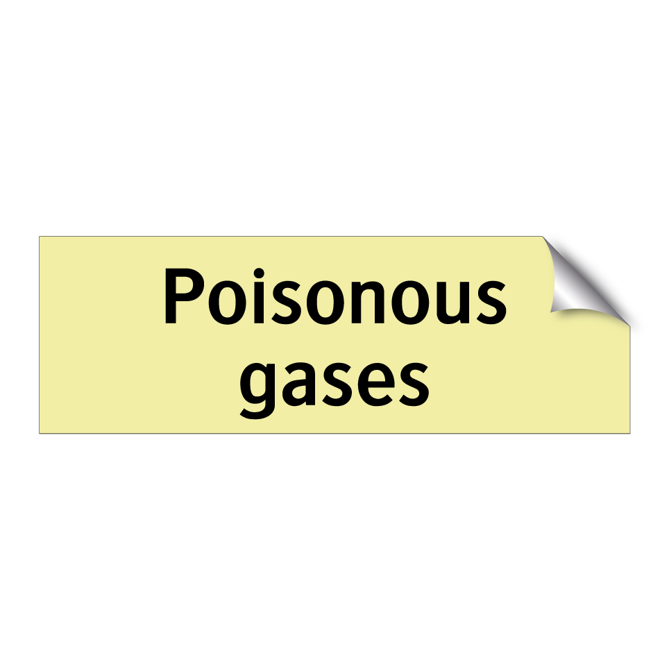 Poisonous gases