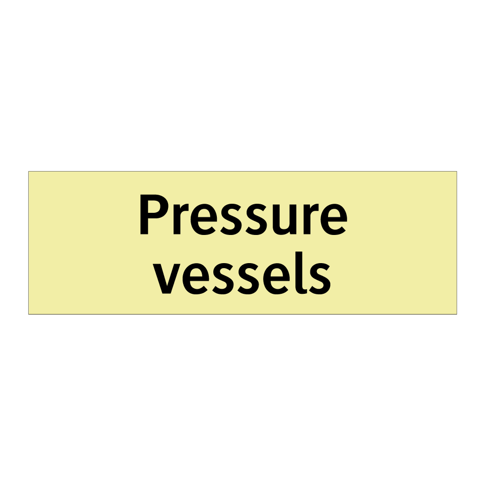 Pressure vessels