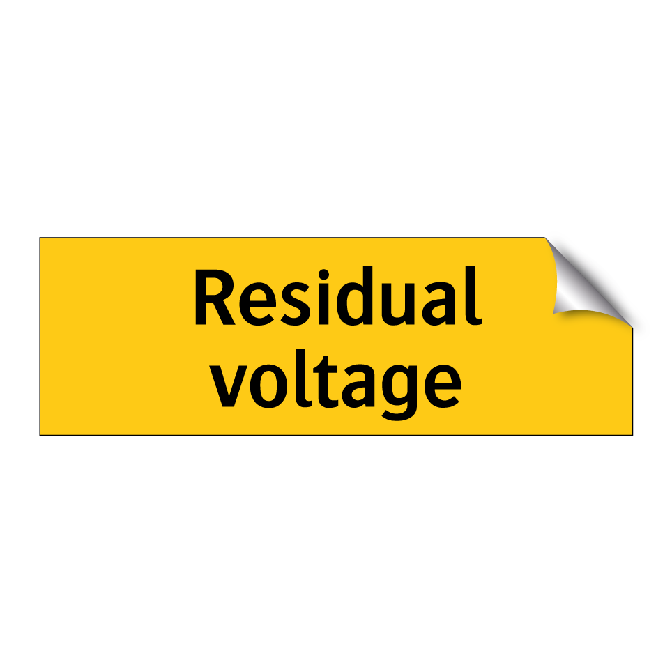 Residual voltage