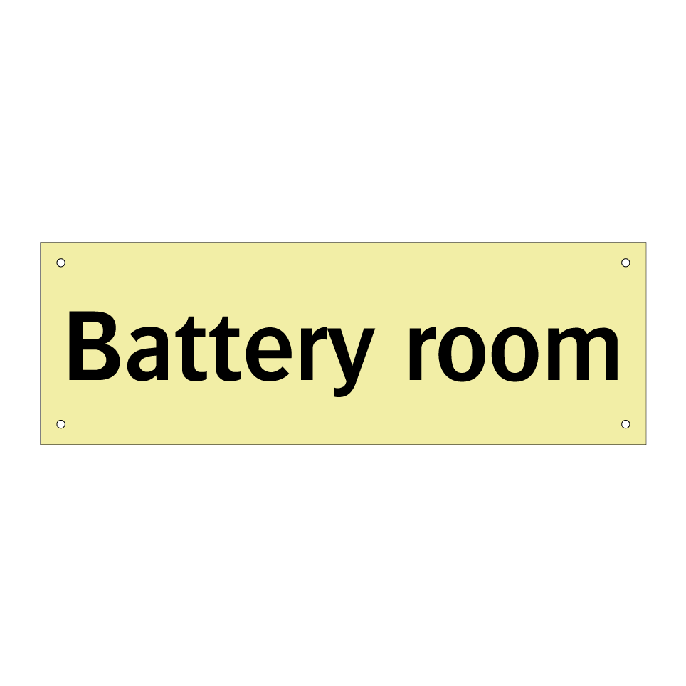 Battery room