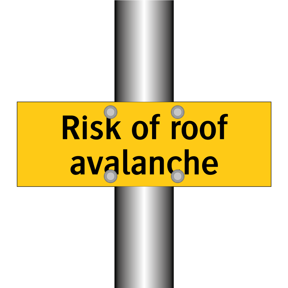 Risk of roof avalanche